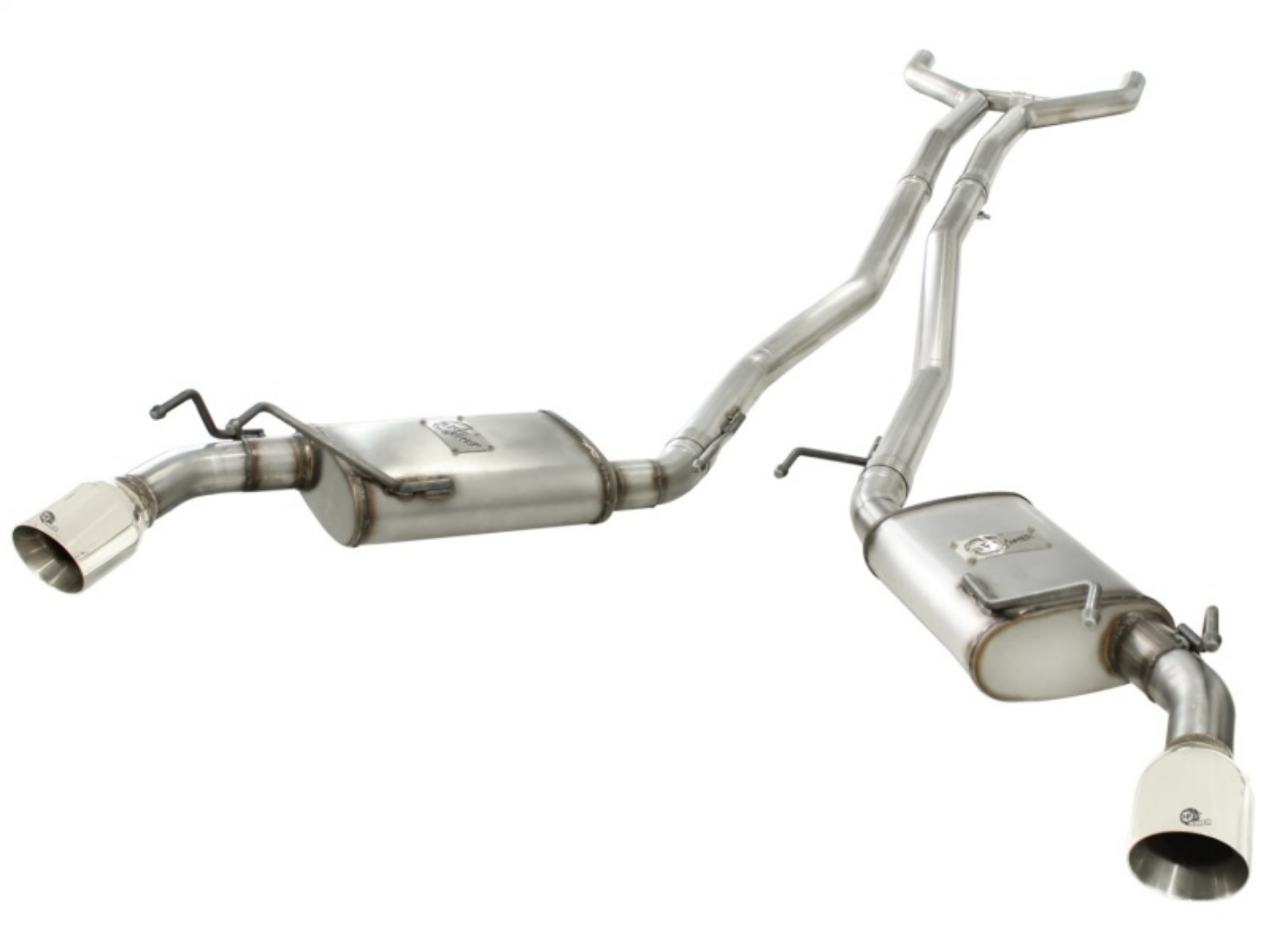Picture of aFe MACHForce XP Exhaust 2-5in Stainless Steel CB-10-13 Chevy Camaro V6-3-6L td polished tip