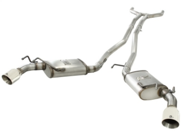 Picture of aFe MACHForce XP Exhaust 2-5in Stainless Steel CB-10-13 Chevy Camaro V6-3-6L td polished tip
