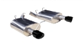 Picture of Corsa 2011-2014 Ford Mustang 3-7L V6 Black Sport Axle-Back Dual Rear Exhaust