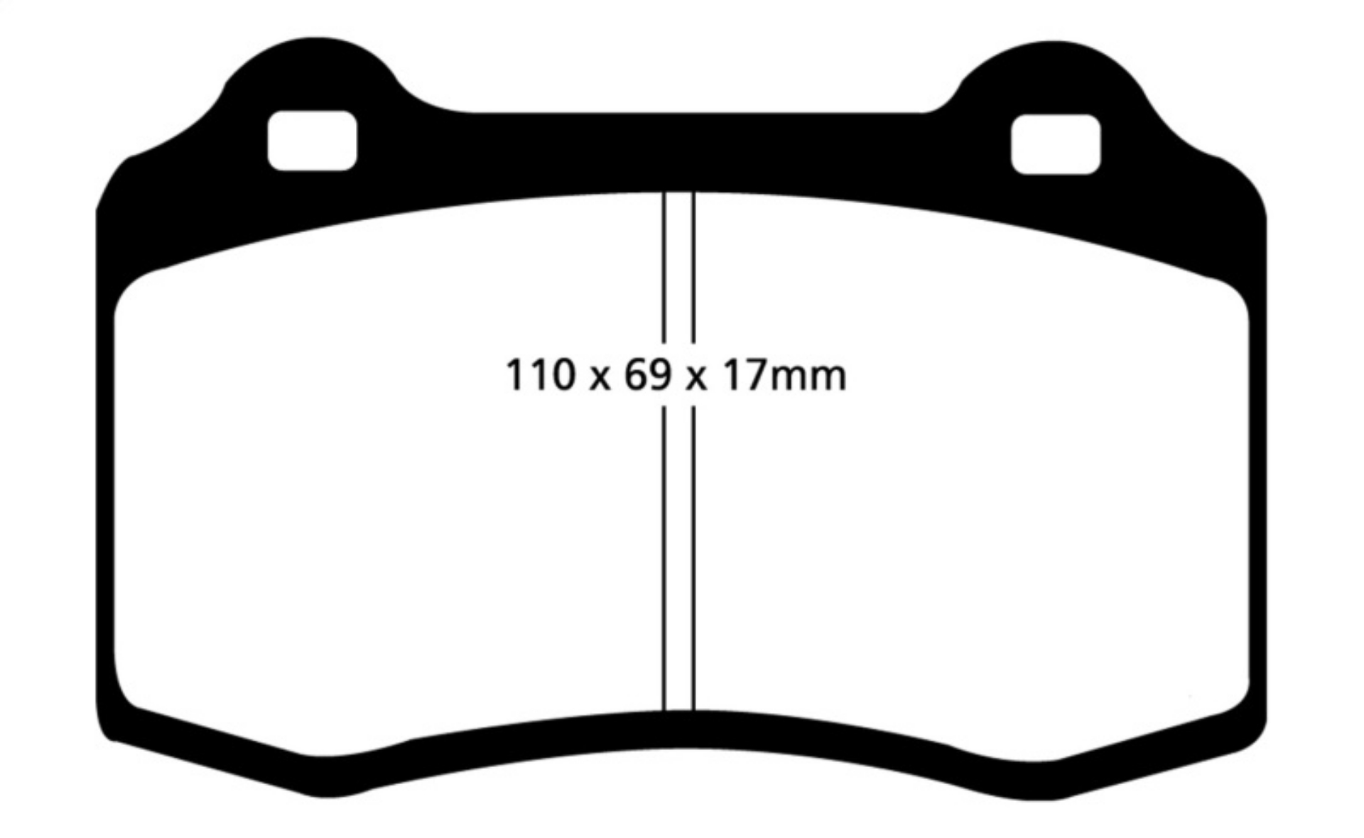 Picture of EBC 92-00 Dodge Viper 8-0 Bluestuff Front Brake Pads