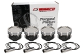Picture of Wiseco Nissan QR25DE Sentra 2-5L 16V 89-50mm Bore +-020 Oversize -19-5 Dome Dish 8-47 CR Piston Set