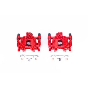 Picture of Power Stop 15-18 Ford Edge Rear Red Calipers w-Brackets - Pair