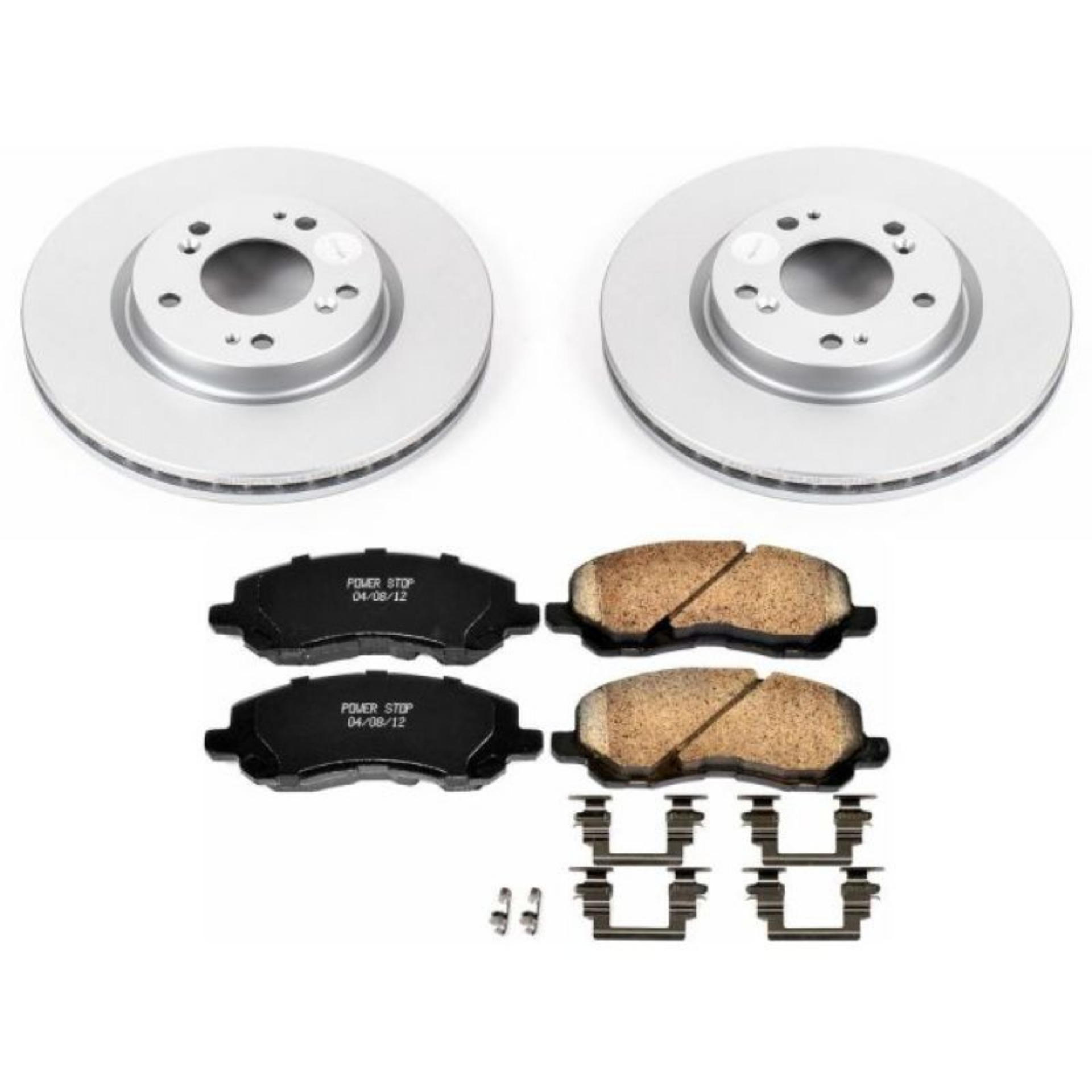 Picture of Power Stop 06-12 Mitsubishi Eclipse Front Z17 Evolution Geomet Coated Brake Kit
