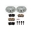 Picture of Power Stop 02-04 Ford Focus Rear Autospecialty Brake Kit