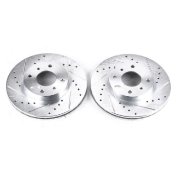 Picture of Power Stop 99-02 Infiniti G20 Front Evolution Drilled & Slotted Rotors - Pair