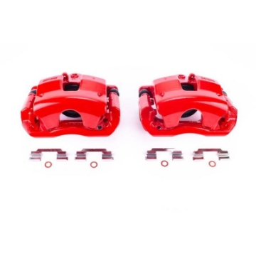 Picture of Power Stop 09-12 Mercedes-Benz C300 Front Red Calipers w-Brackets - Pair