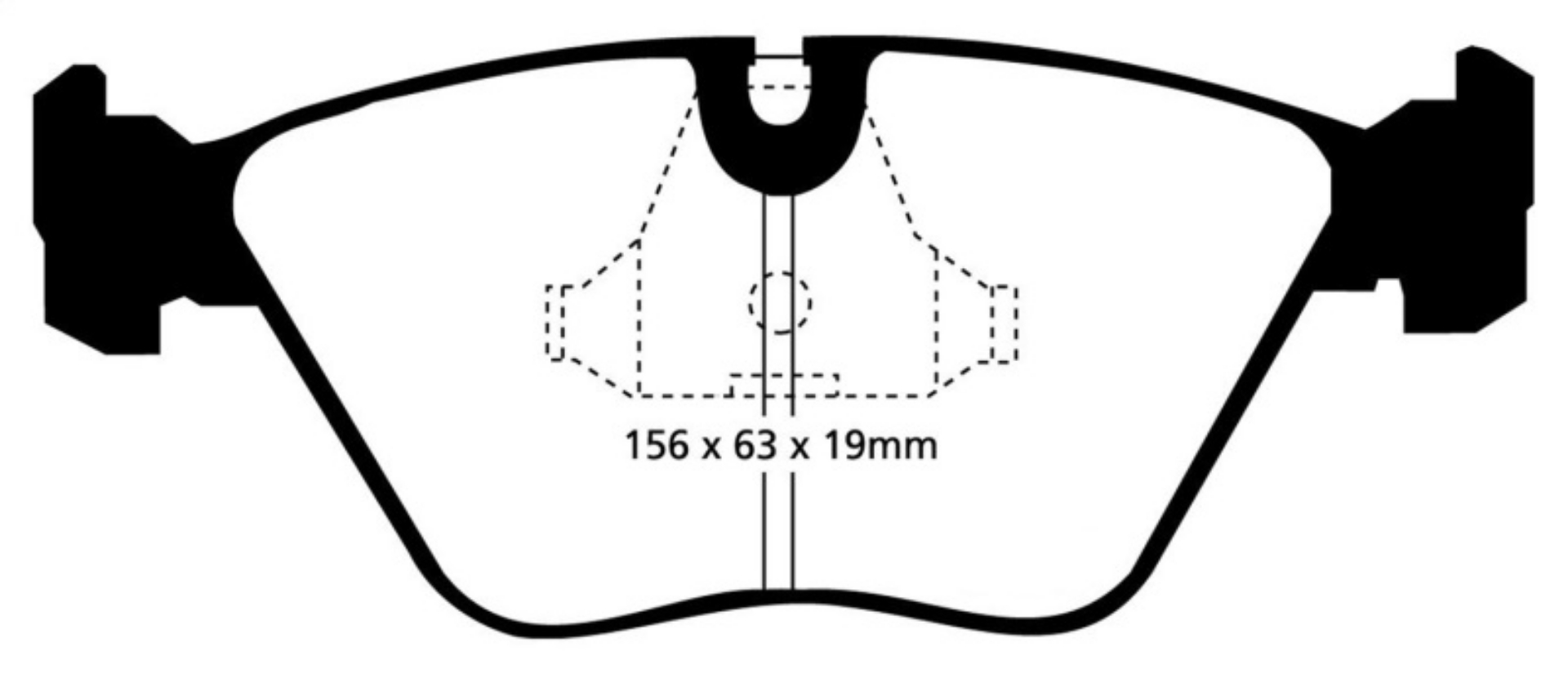 Picture of EBC 92-95 BMW M3 3-0 E36 Bluestuff Front Brake Pads