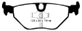 Picture of EBC 92-95 BMW M3 3-0 E36 Bluestuff Rear Brake Pads