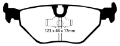 Picture of EBC 92-95 BMW M3 3-0 E36 Bluestuff Rear Brake Pads
