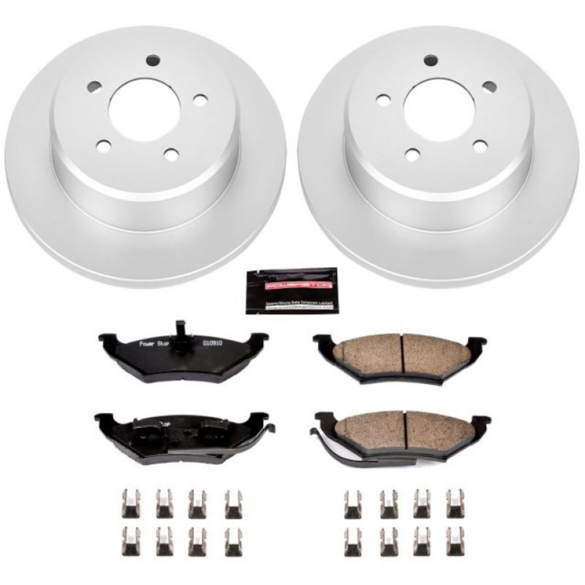 Picture of Power Stop 97-99 Chrysler Town & Country Rear Z17 Evolution Geomet Coated Brake Kit
