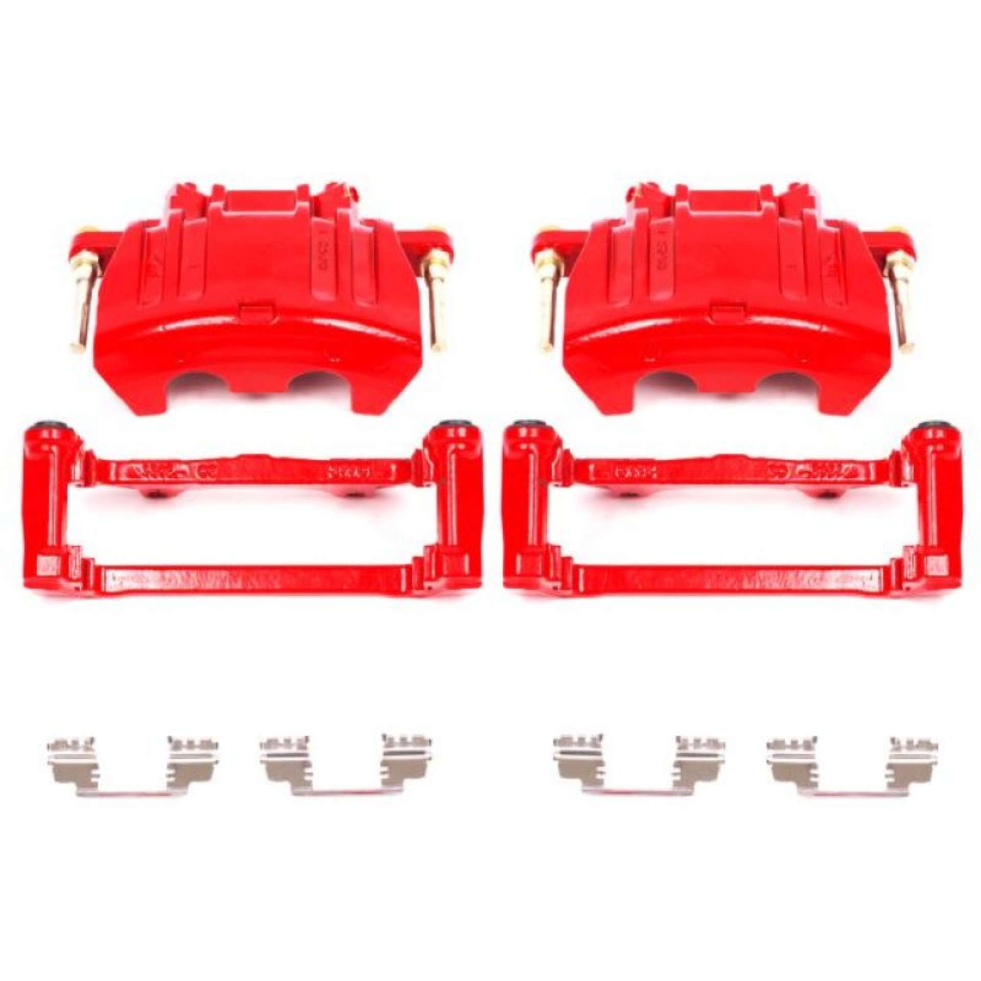 Picture of Power Stop 05-11 Chrysler 300 Front Red Calipers w-Brackets - Pair