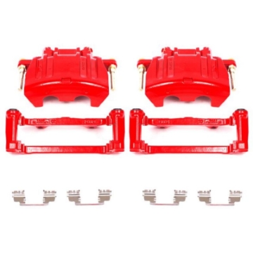 Picture of Power Stop 05-11 Chrysler 300 Front Red Calipers w-Brackets - Pair
