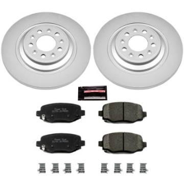 Picture of Power Stop 14-19 Jeep Cherokee Rear Z17 Evolution Geomet Coated Brake Kit