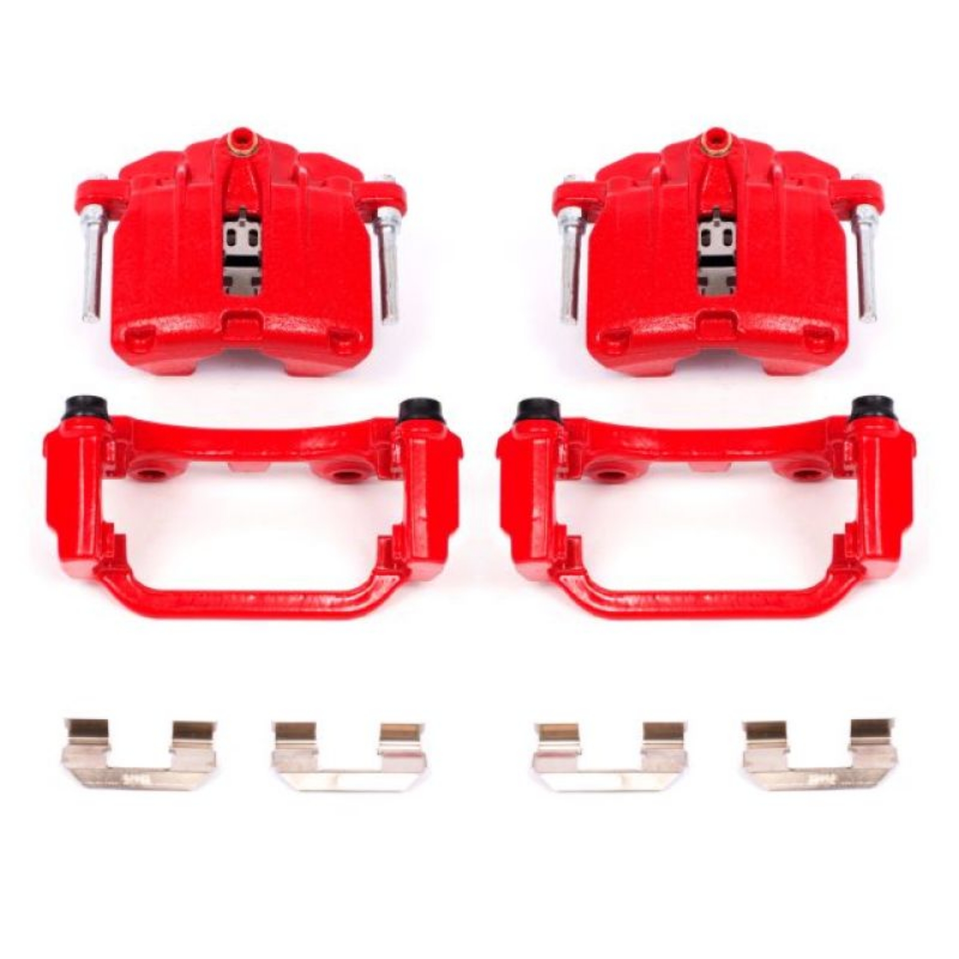 Picture of Power Stop 00-03 Cadillac DeVille Rear Red Calipers w-Brackets - Pair