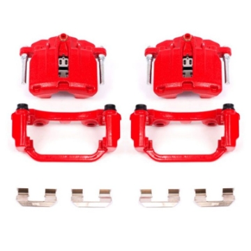 Picture of Power Stop 00-03 Cadillac DeVille Rear Red Calipers w-Brackets - Pair