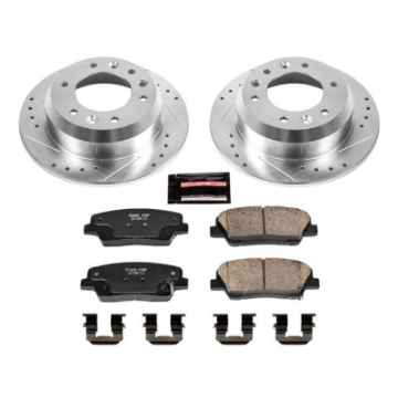 Picture of Power Stop 07-08 Hyundai Entourage Rear Z23 Evolution Sport Brake Kit