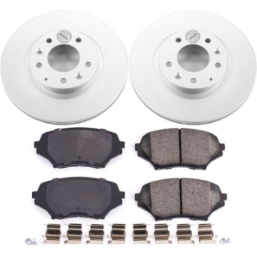 Picture of Power Stop 06-15 Mazda MX-5 Miata Front Z17 Evolution Geomet Coated Brake Kit