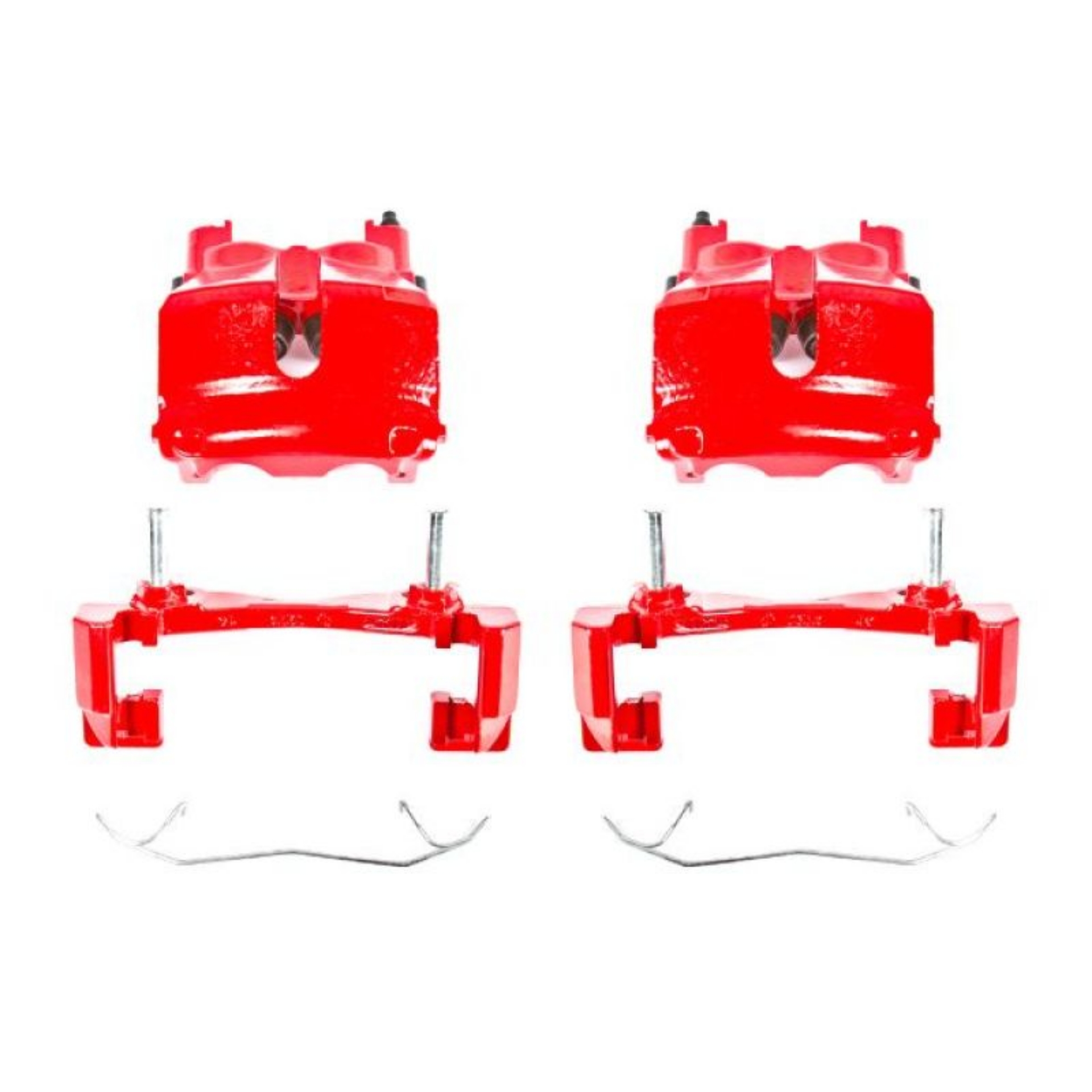 Picture of Power Stop 99-02 Jeep Grand Cherokee Front Red Calipers w-Brackets - Pair