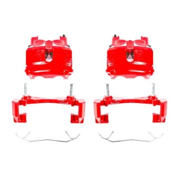 Picture of Power Stop 99-02 Jeep Grand Cherokee Front Red Calipers w-Brackets - Pair