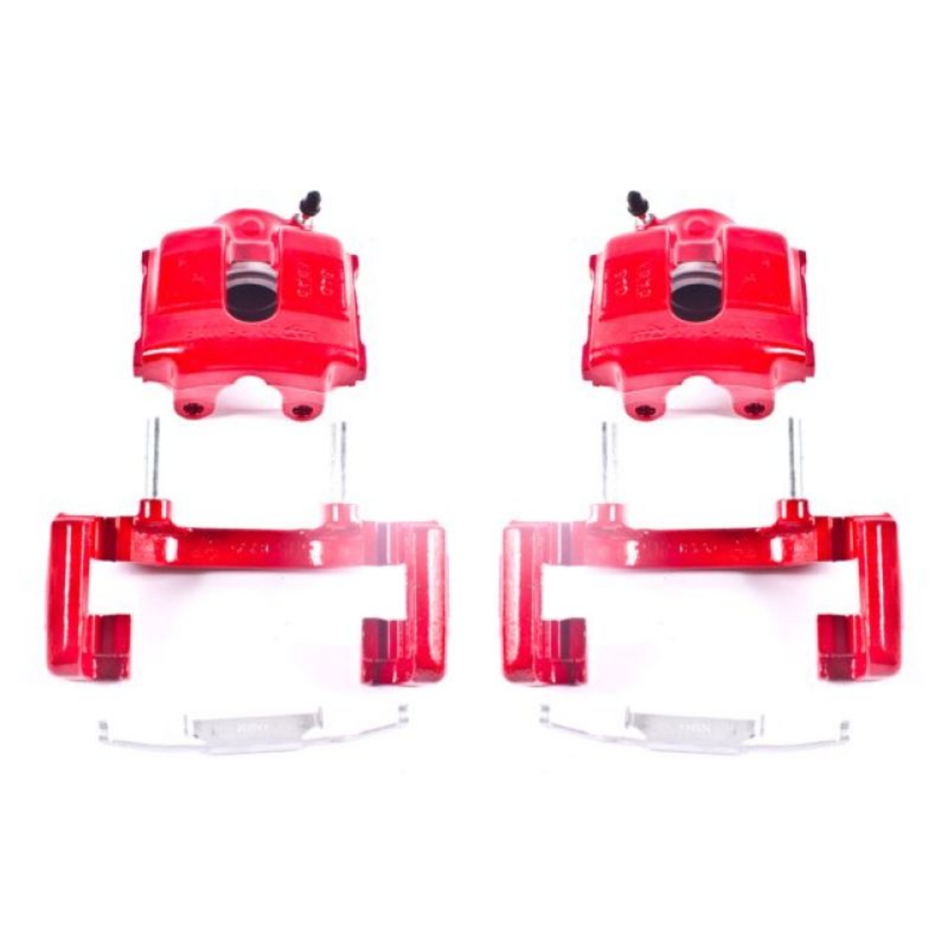 Picture of Power Stop 01-05 BMW 320i Front Red Calipers w-Brackets - Pair