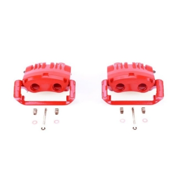 Picture of Power Stop 99-01 Ford Mustang Front Red Calipers w-Brackets - Pair