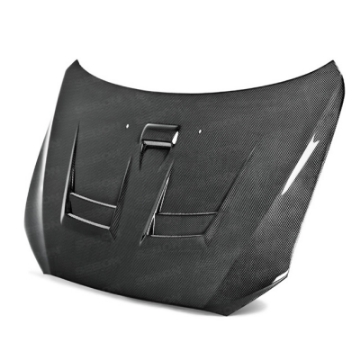 Picture of Seibon 08-12 Mitsubishi Lancer Evo X DV-Style Carbon Fiber Hood