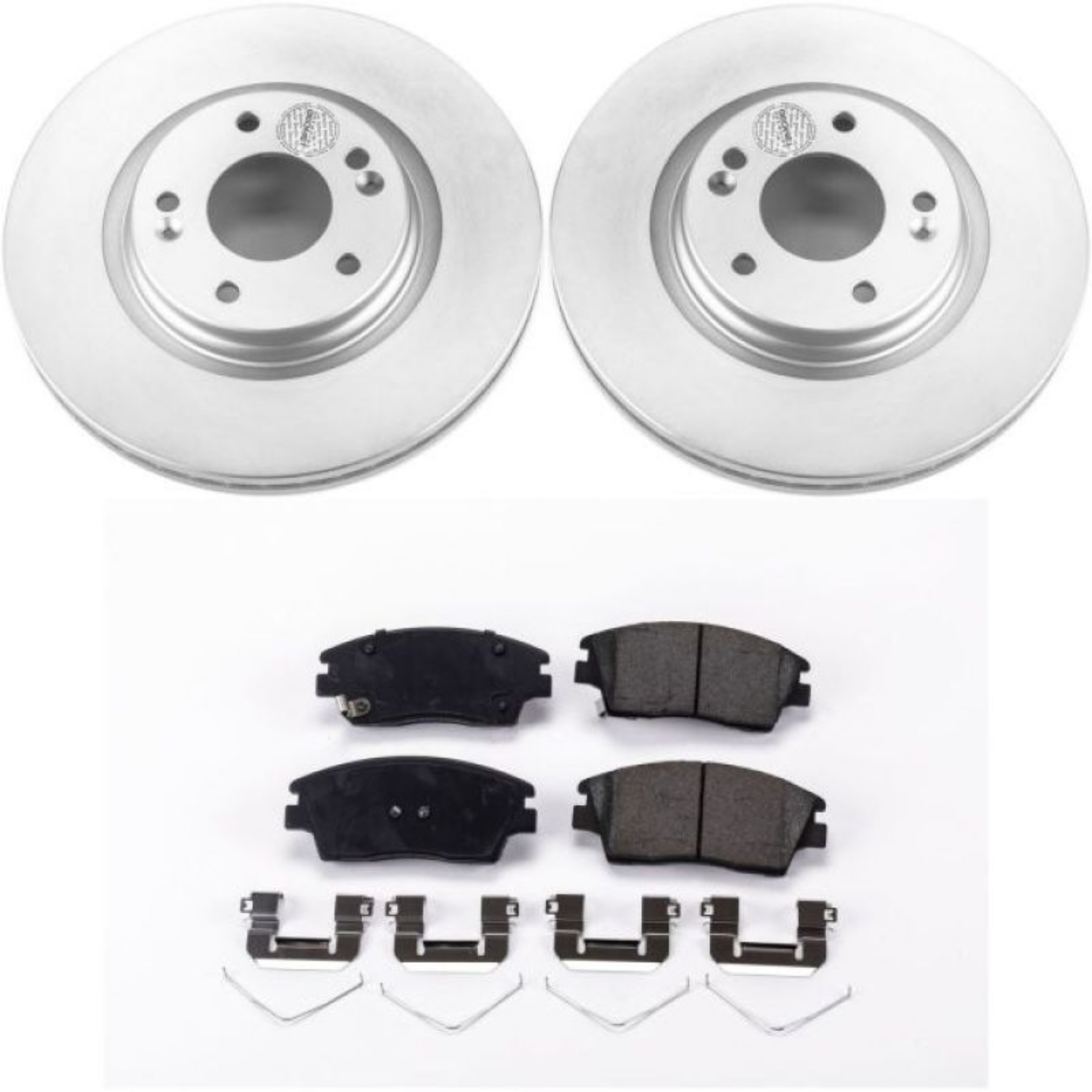 Picture of Power Stop 17-19 Hyundai Elantra Front Z17 Evolution Geomet Coated Brake Kit