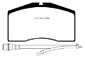 Picture of EBC 93-95 Porsche 911 964 3-6 Turbo Bluestuff Front Brake Pads
