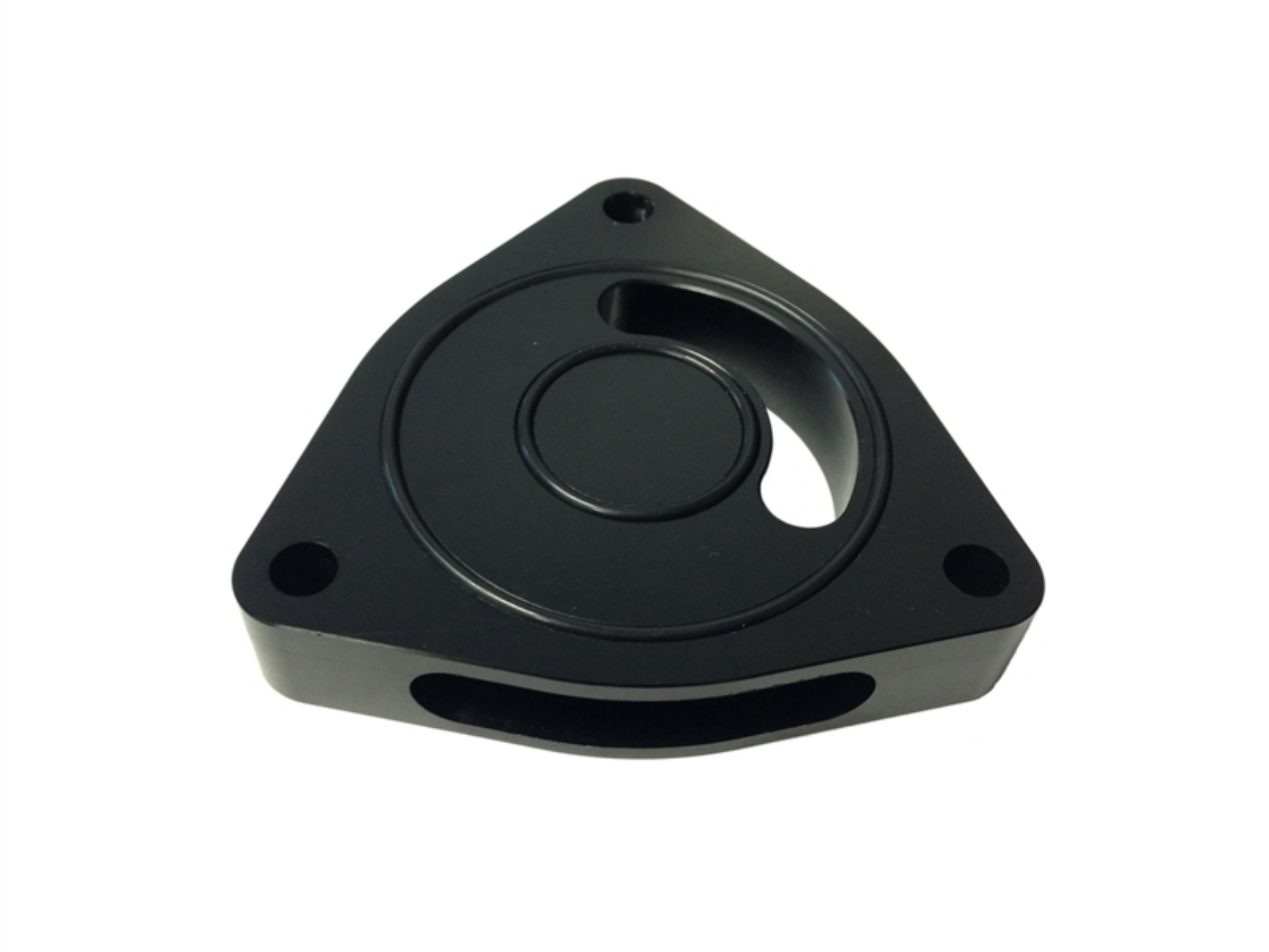 Picture of Torque Solution Blow Off BOV Sound Plate Black: Kia Optima 2-0T