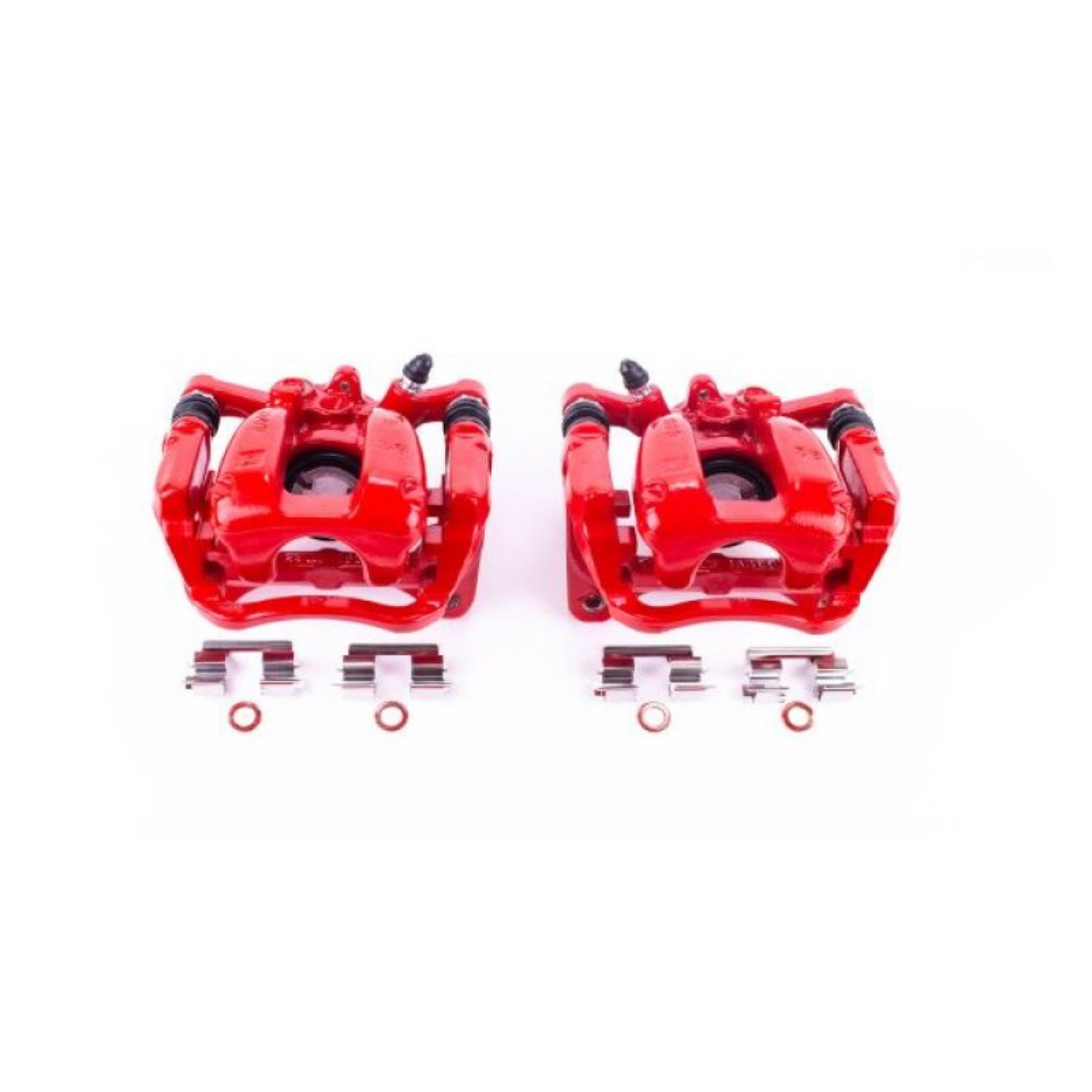 Picture of Power Stop 2017 Buick LaCrosse Rear Red Calipers w-Brackets - Pair