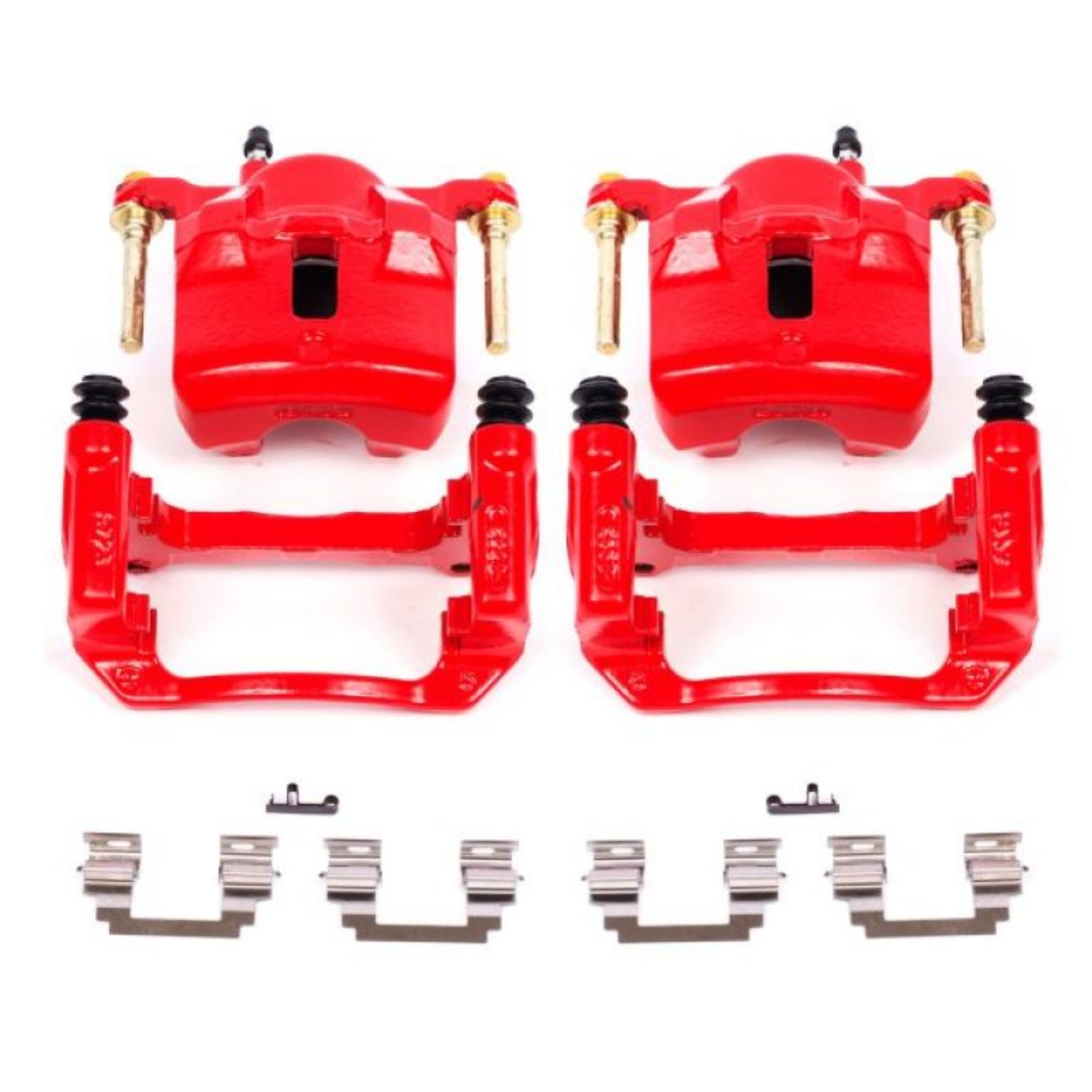 Picture of Power Stop 03-08 Pontiac Vibe Front Red Calipers w-Brackets - Pair