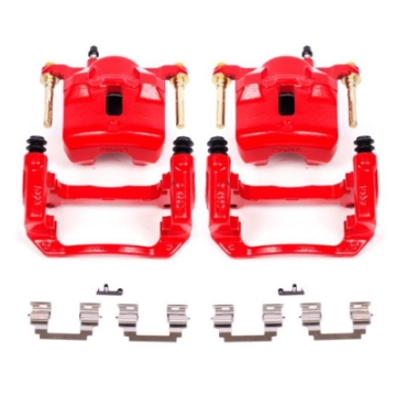 Picture of Power Stop 03-08 Pontiac Vibe Front Red Calipers w-Brackets - Pair