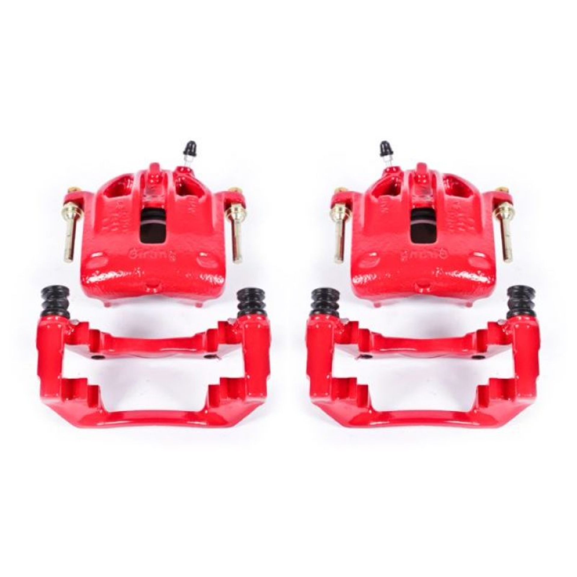 Picture of Power Stop 1991 BMW 318i Front Red Calipers w-Brackets - Pair