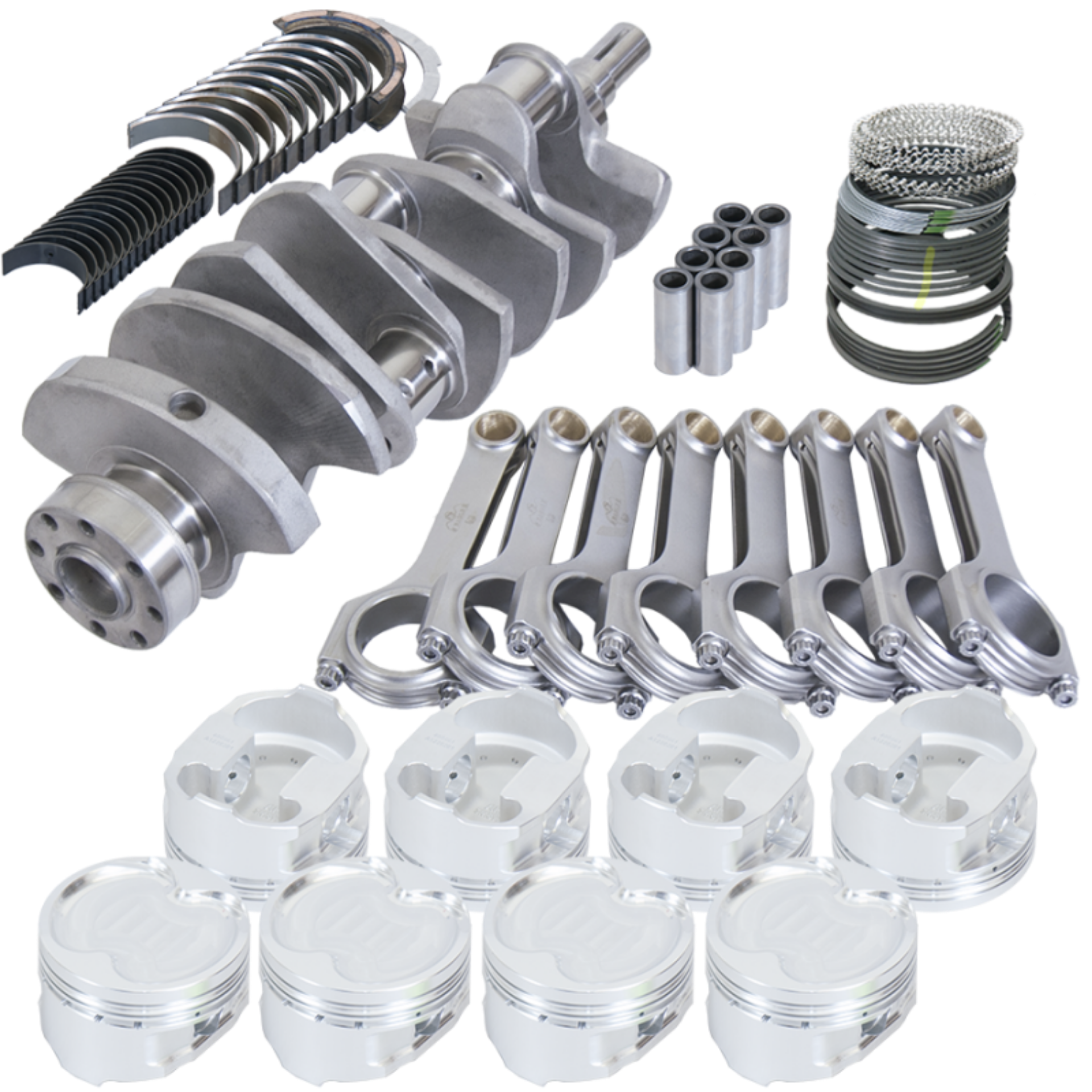 Picture of Eagle Ford 4-6L 4-Valve Heads Rotating Assembly Kit with 5-933in H-Beam - +-020 Bore