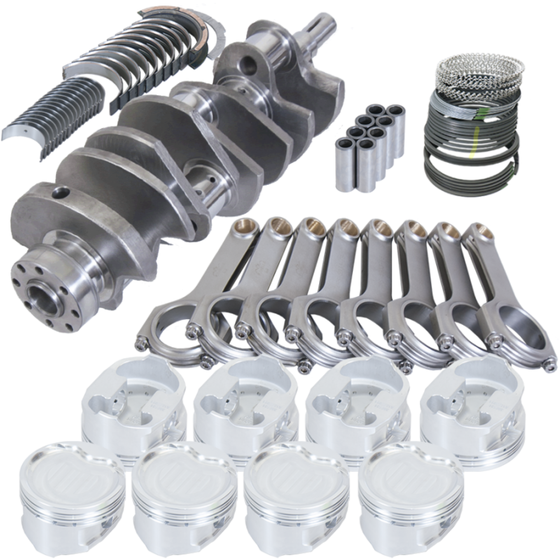 Picture of Eagle Ford 4-6L 2 Valve Heads Romeo Block Rotating Assembly Kit - 5-933in H-Beam Standard Bore