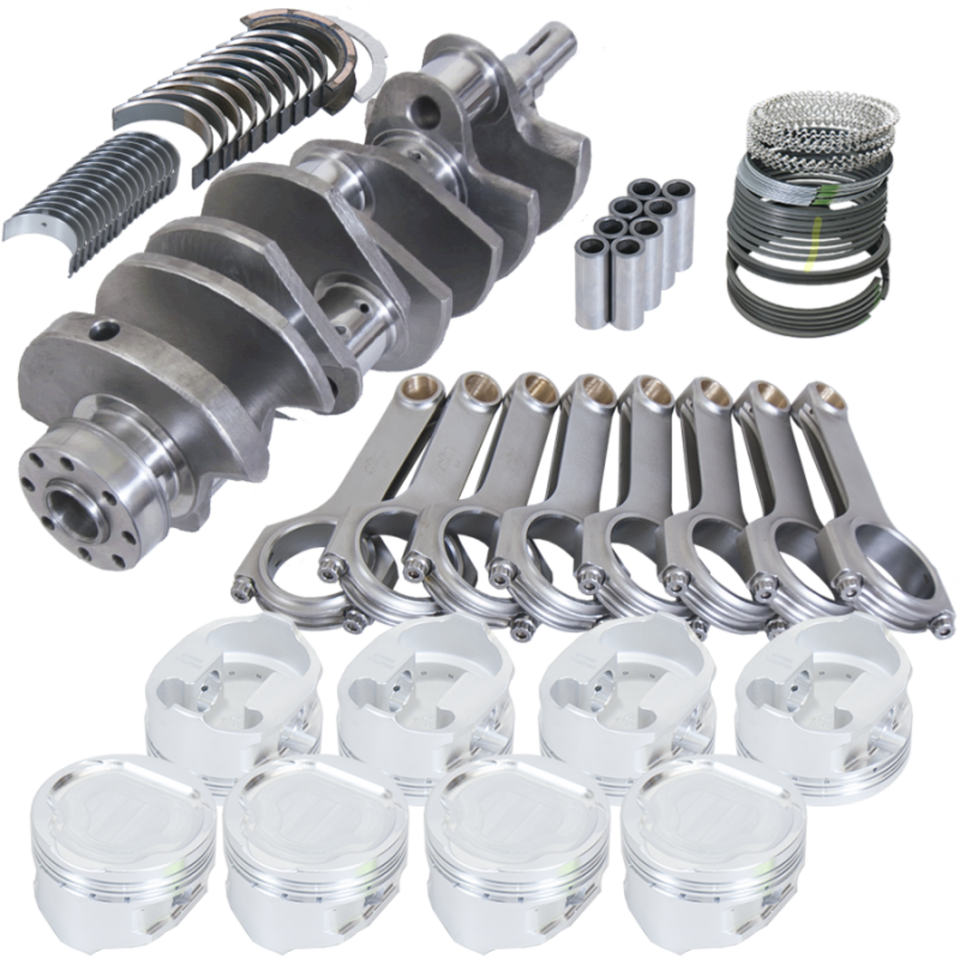 Picture of Eagle Ford 4-6L 3 Valve Heads Rotating Assembly Kit - 5-933in H-Beam +-020 Bore