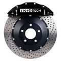 Picture of StopTech 08-13 BMW M3-11-12 1M Coupe Front BBK w- Black ST-60 Calipers Drilled 380x35mm Rotor