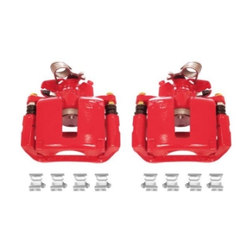 Picture of Power Stop 13-17 Ford Explorer Rear Red Calipers w-Brackets - Pair