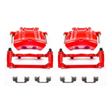 Picture of Power Stop 2012 Chrysler 300 Front Red Calipers w-Brackets - Pair