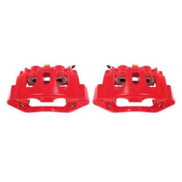 Picture of Power Stop 11-19 Chevrolet Silverado 2500 HD Rear Red Calipers w-Brackets - Pair