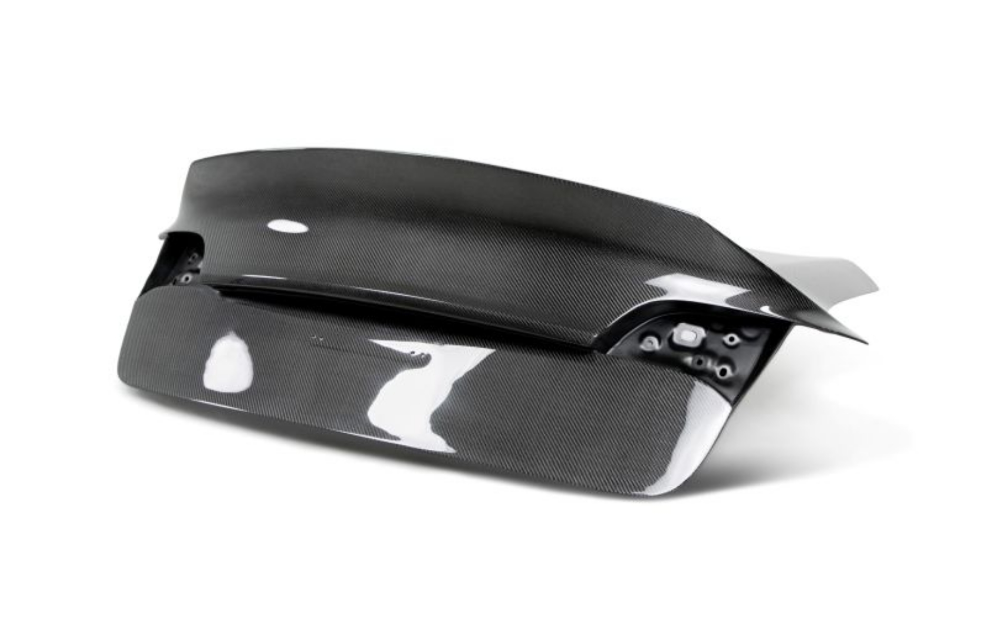 Picture of Seibon 17-20 Tesla Model 3 Carbon Fiber Trunk Lid w-Integrated Spoiler Models w-o Power Trunk ONLY