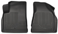 Picture of Husky Liners 09-14 Chevy Traverse-07-14 GMC Acadia Weatherbeater Black Front Floor Liners
