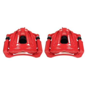Picture of Power Stop 02-07 Jeep Liberty Front Red Calipers w-Brackets - Pair