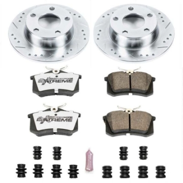 Picture of Power Stop 99-04 Audi A6 Quattro Rear Z26 Street Warrior Brake Kit