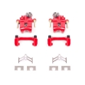 Picture of Power Stop 92-01 Honda Prelude Rear Red Calipers w-Brackets - Pair