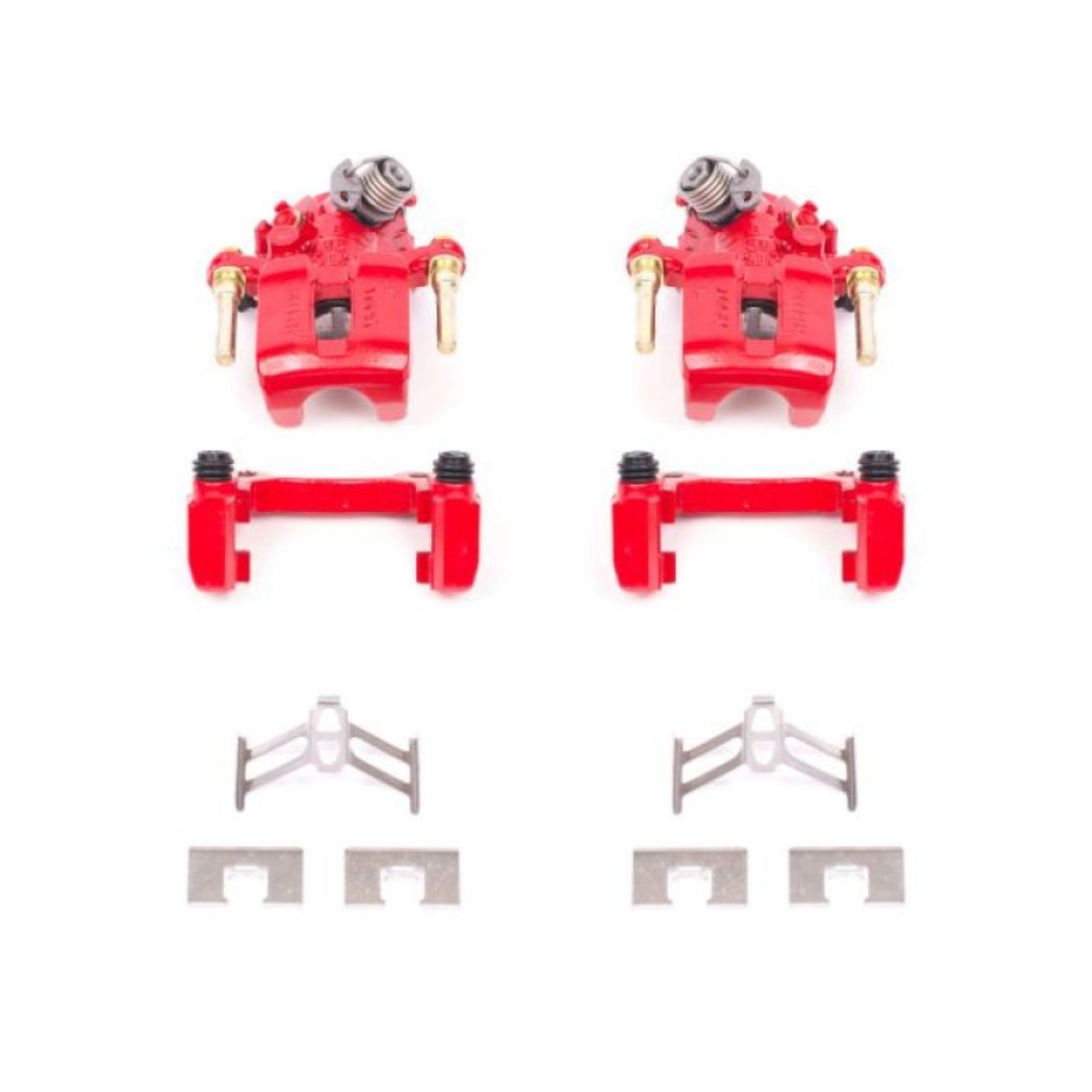 Picture of Power Stop 92-01 Honda Prelude Rear Red Calipers w-Brackets - Pair
