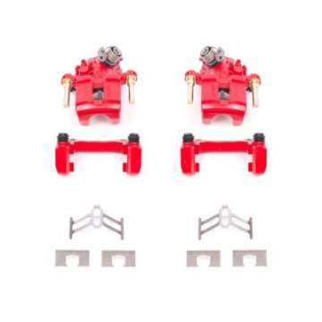 Picture of Power Stop 92-01 Honda Prelude Rear Red Calipers w-Brackets - Pair
