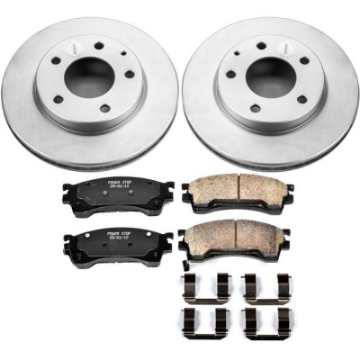 Picture of Power Stop 93-97 Ford Probe Front Z17 Evolution Geomet Coated Brake Kit