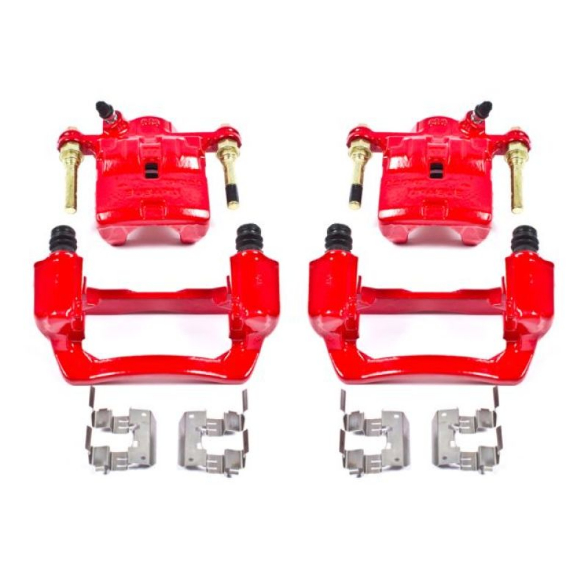 Picture of Power Stop 09-13 Subaru Forester Rear Red Calipers w-Brackets - Pair