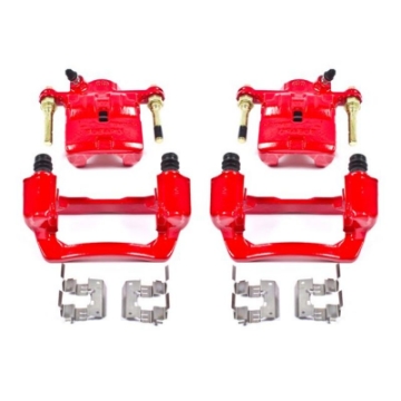 Picture of Power Stop 09-13 Subaru Forester Rear Red Calipers w-Brackets - Pair
